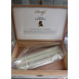 Three cigars Specifically hand rolled and picked for Sir Paul Getty complete within Davidoff cigar