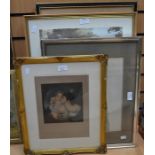 Sidney Perrin signed prints, and three other pictures (4)