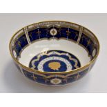 A Royal Worcester bowl- commemorating Her Majesty the Queens Diamond Wedding Anniversary 1947-2007.