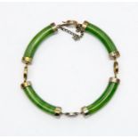 A Chinese jade bracelet