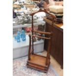 A Victorian French design mahogany gentleman's valet.