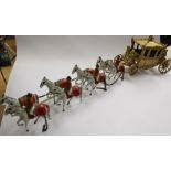 1950s Coronation Horses and Carriage.