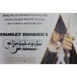 Clockwork Orange [1971], UK movie poster printed by W. E. Berry Ltd., Bradford, copyright National