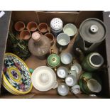A collection of early to late 20th Century tea wares and kitchen items