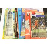 A collection of assorted football programmes to include: European, F.A. Cup Finals and Semi-