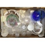 A mixed lot of glass and ceramics A/F