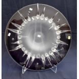 A large Sea Anemone art glass centrepiece by Svaja