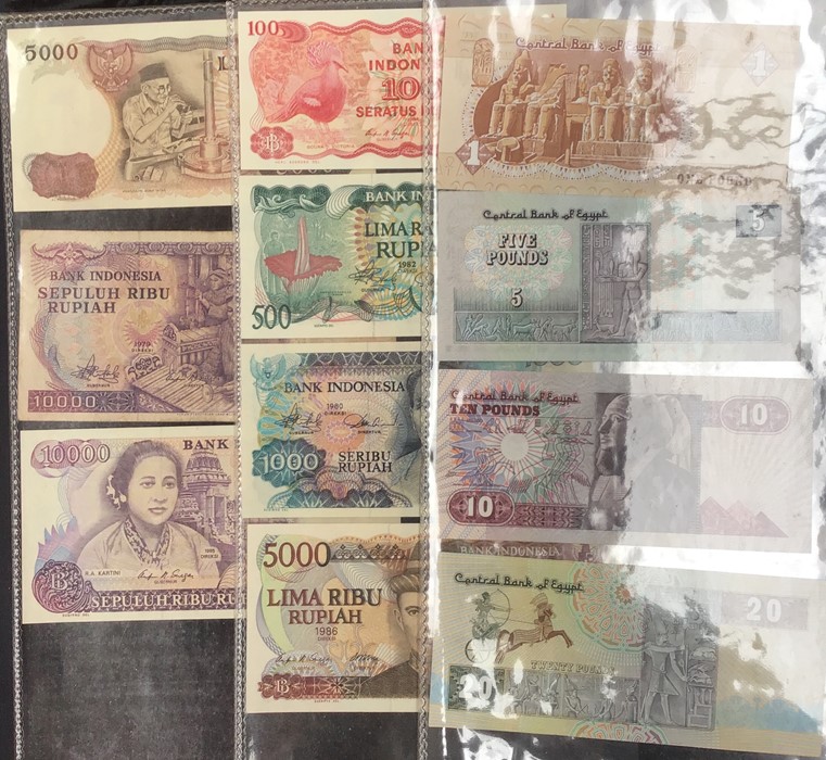 A Collection of 150 World Banknotes in Various Grades includes Uncirculated. Includes Hong Kong 20 - Image 8 of 15