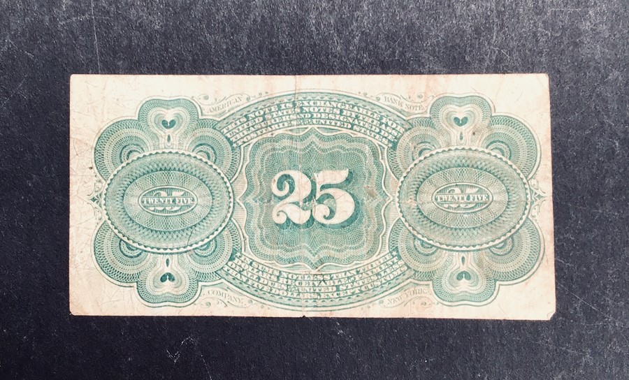 U.S.A Fraction-els in mixed circulated grades. 3 cents 1863 3rd issue, 10 cents 1863 2nd & 4th - Image 5 of 17