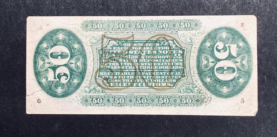 U.S.A Fraction-els in mixed circulated grades. 3 cents 1863 3rd issue, 10 cents 1863 2nd & 4th - Image 7 of 17