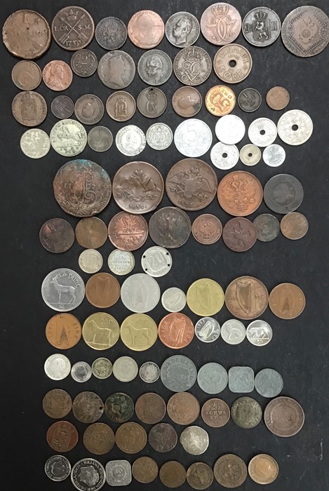 World Coins, includes Russia, Ireland, Netherlands, Sweden, Denmark, Norway, French, Austria, German - Image 2 of 2