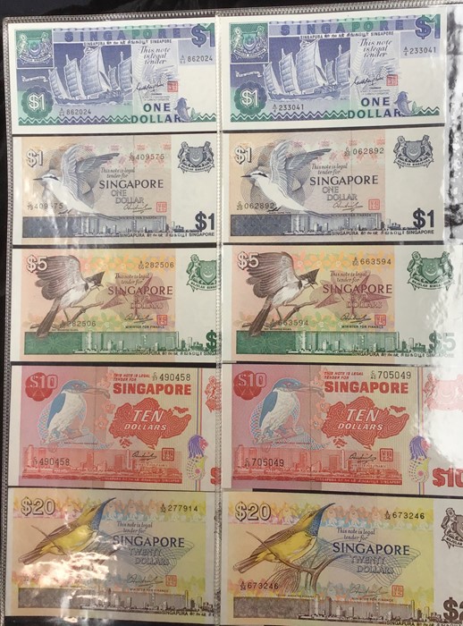 A Collection of 150 World Banknotes in Various Grades includes Uncirculated. Includes Hong Kong 20