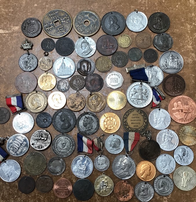 Box of Tokens and Commemorative Medallion/Medals.