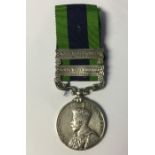 India General Service Medal with North West Frontier Clasps 1930-31 and North West Frontier 1935