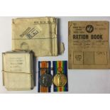 WW1 British War & Victory Medals to BZ 9897LG Coutts, AB RNVR. Complete with ribbons in original box