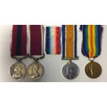 WW1 British Medal group to 4857 Battery Sergent Major Charles Frederick Vass, Royal Field