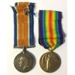 WW1 British War and Victory Medal to T-420363 Dvr. C.E.D Freeman, ASC. Complete with original