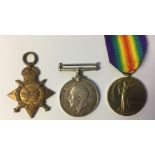 WW1 British 1914-15 Star, War Medal and Victory Medal to 8203 Pte S Knowles, Manchester Regt.