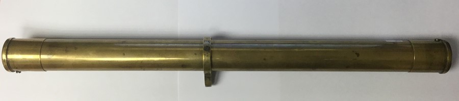 WW1 British Brass Trench Periscope No.4 Mark I. Broad Arrow and maker marked and dated "W.