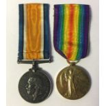 WW1 British War and Victory Medal complete with original ribbons to 7927 Sjt GW Samm, RAMC.