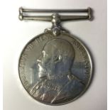 Volunteer Long Service Medal Edward VII to 4579 Sjt WJ Shears, 1st VB Devon Regt. No ribbon.