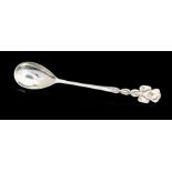 Omar Ramsden and Alwyn Carr, A George V Arts and Crafts Sterling silver jam spoon, London 1911,