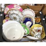 Cabinet china to include Caverswall, Worcester, Wedgwood etc (1 box)