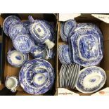 A collection of assorted Spode, to include: blue and white dinner and tea service, including tureens