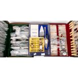 Stainless steel canteen of cutlery other boxes etc