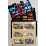 ERTL Replica Series Collectors Case containing 36 diecast vehicles plus Matchbox Models of