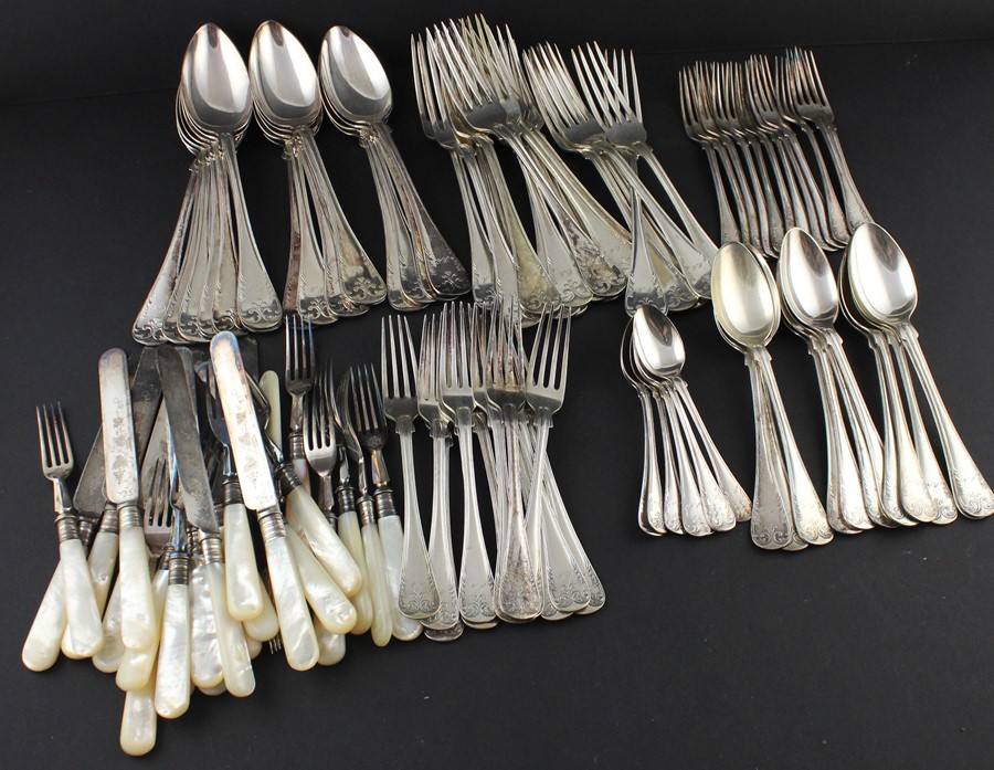 A large quantity of Swedish and other silver plated flatware, to include; a C. R. Caristrom silver