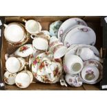 A collection of various ceramics to include Royal Albert Old Country Roses tea wares, Duchess tea