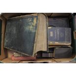 An old Victorian bible, AF, plus a collection of other early 20th Century books