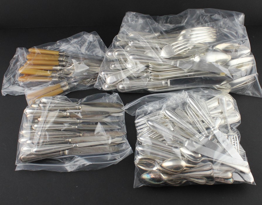 A large quantity of Swedish and other silver plated flatware, to include; a C. R. Caristrom silver - Image 3 of 4