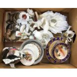 A collection of ceramics including Manor Collectables, British Bulldog; Arcadian souvenir items;