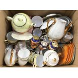A collection of tea sets to include Victorian china, Dorchester and Czech tea wares