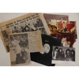 A collection of memorabilia pertaining to Sir Paul McCartney, performing with the Black Dyke Mills
