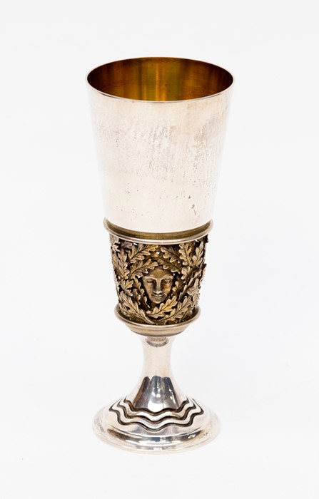A Southwell Minister Limited Edition Silver Goblet. - Image 2 of 2