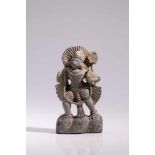 HanumanStone,India, Rajastan, 14th / 15th centuryH: 11 cmLittle stone figure of Hindu deity Hanuman,