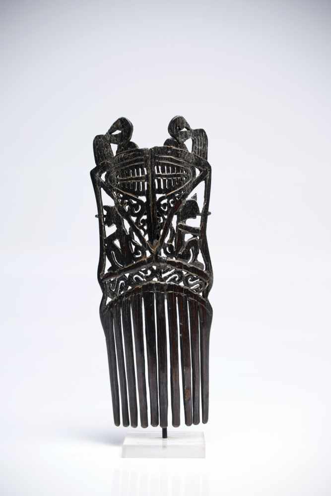 Hair CombHornIndonesia19th ctH: 19 cmProbably made from water buffalo horn, this comb features