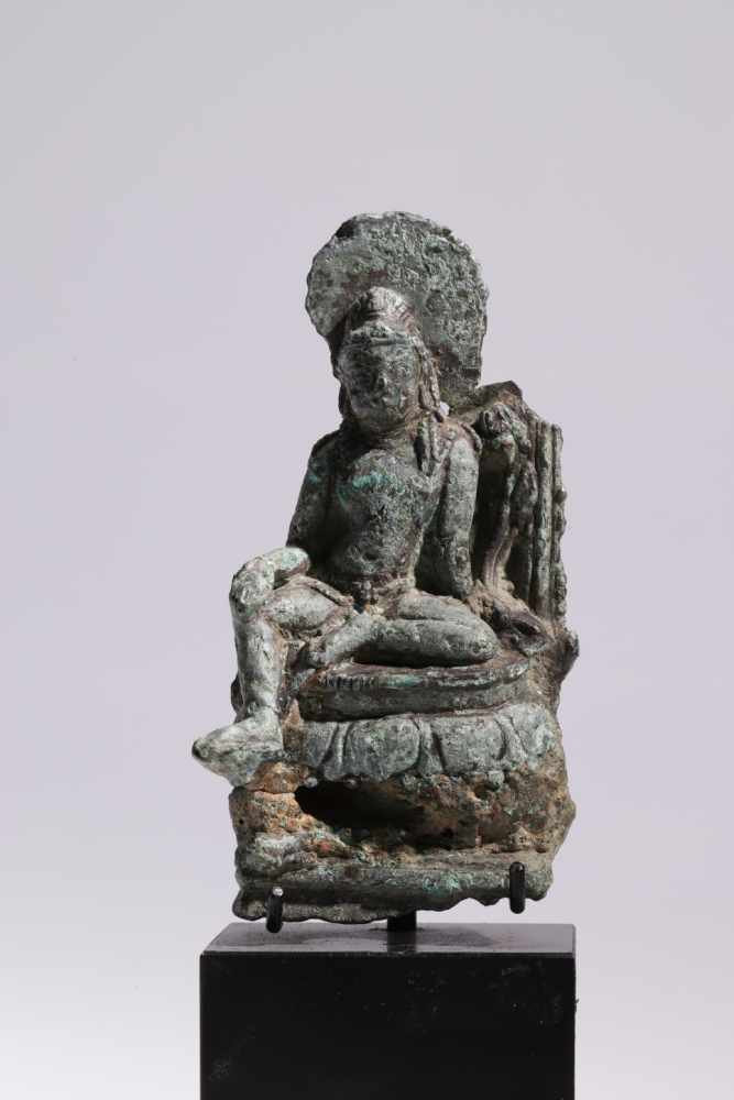 PadmapaniBronze,India, Bihar, 6th / 7th centuryH:9,5 cmPadmapani is another manifestation of