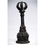 GhantaBronzeIndonesia20th ctH: 29 cm Temple bell, it represents feminine power, wisdom,