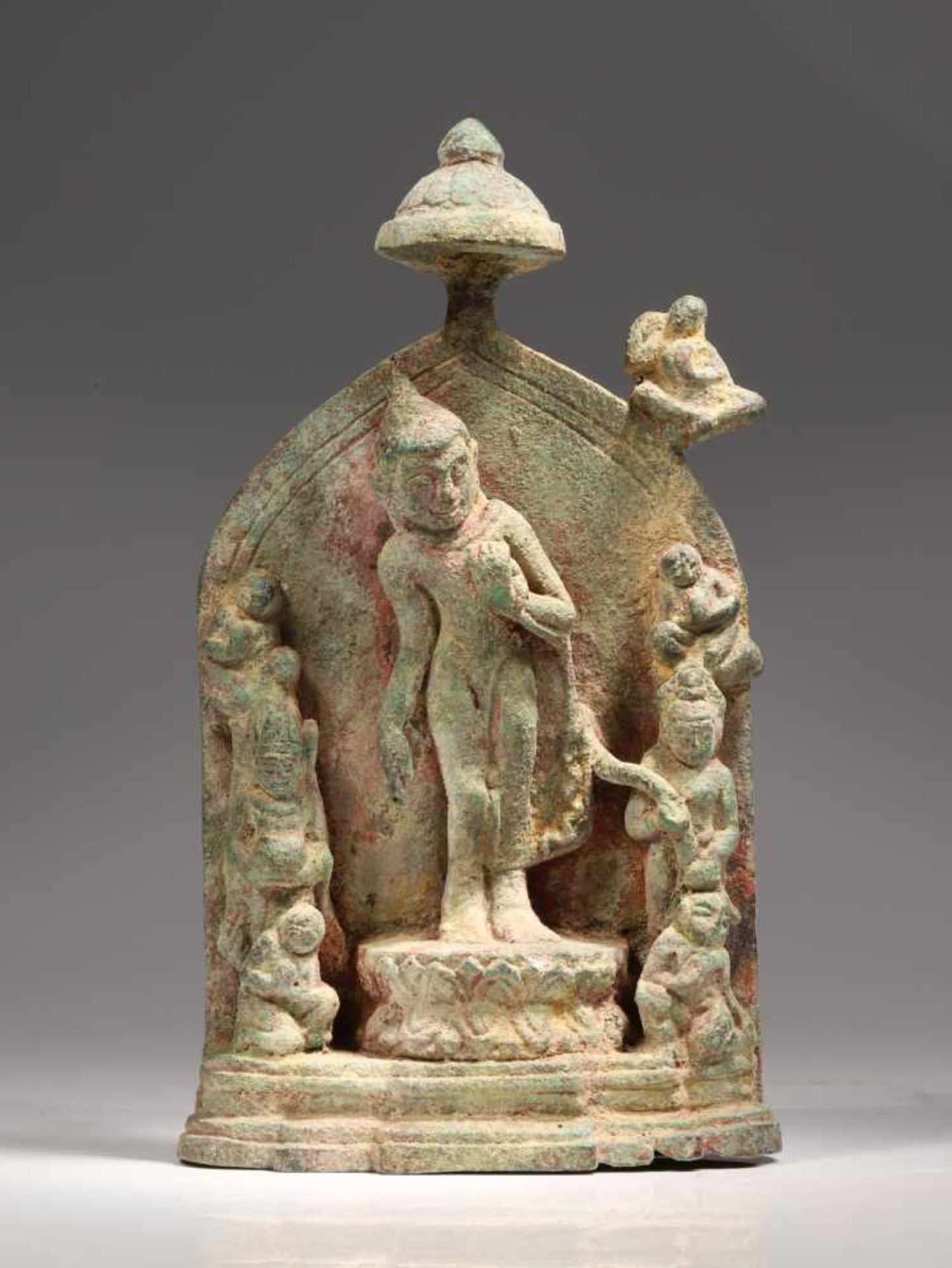 BUDDHABronze,Birma, 12th centuryDimensions: Height 21 cm / Wide 11 cm / Depth 7 cmWeight: 1478