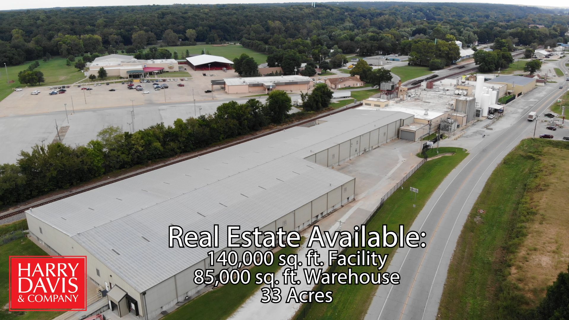 Real Estate - Former Dairy Processing Plant & Warehouse - 33 Acres