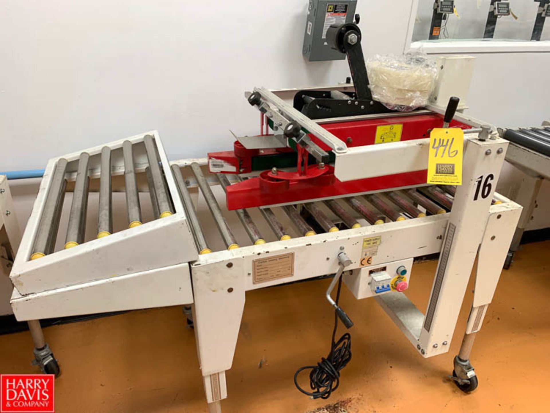 Top and Bottom Case Sealer, Model XT-554TS Rigging Prices: 250