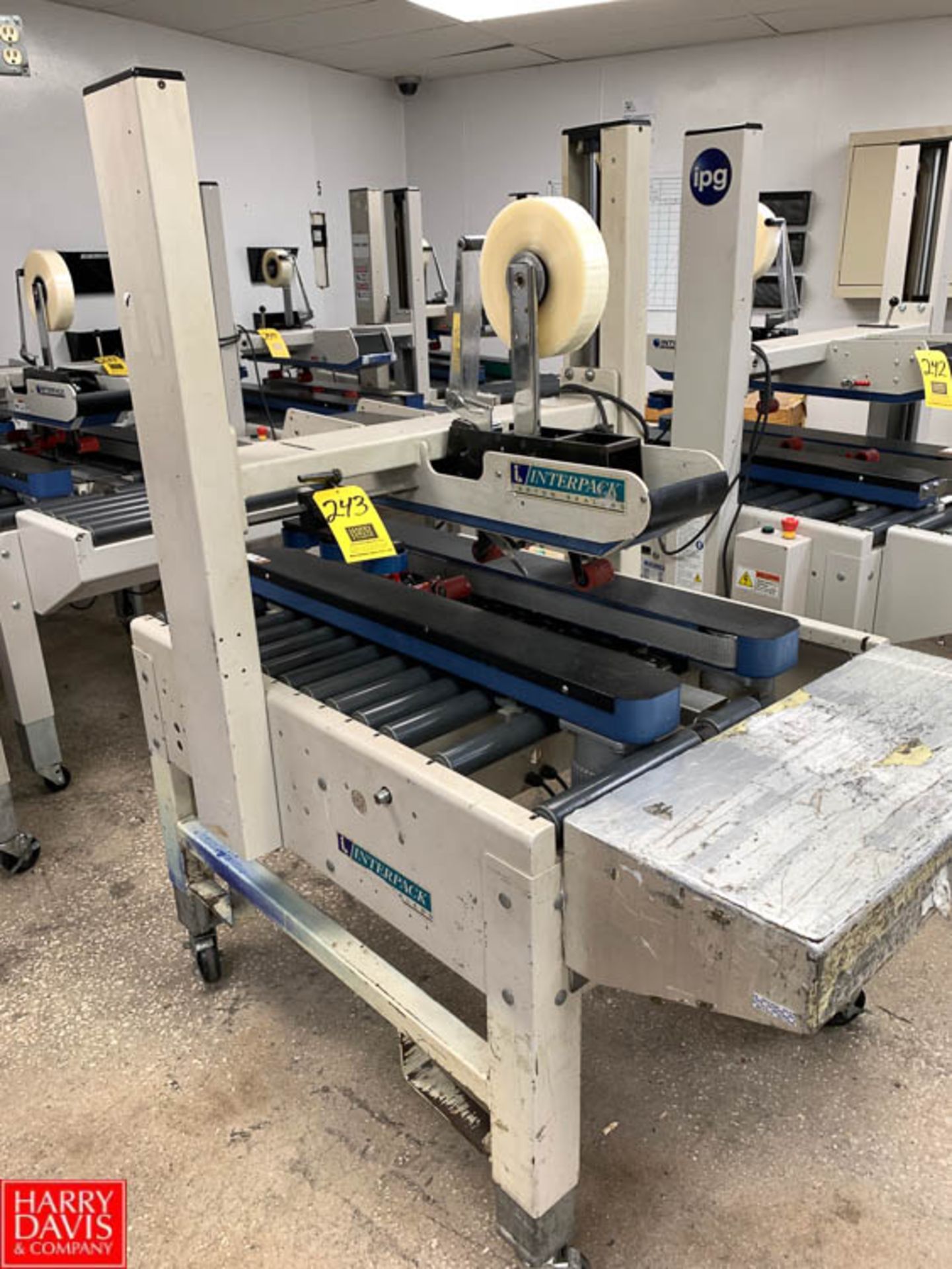 Interpack Top and Bottom Case Sealer, Model USA2024-SB Rigging Prices: 350