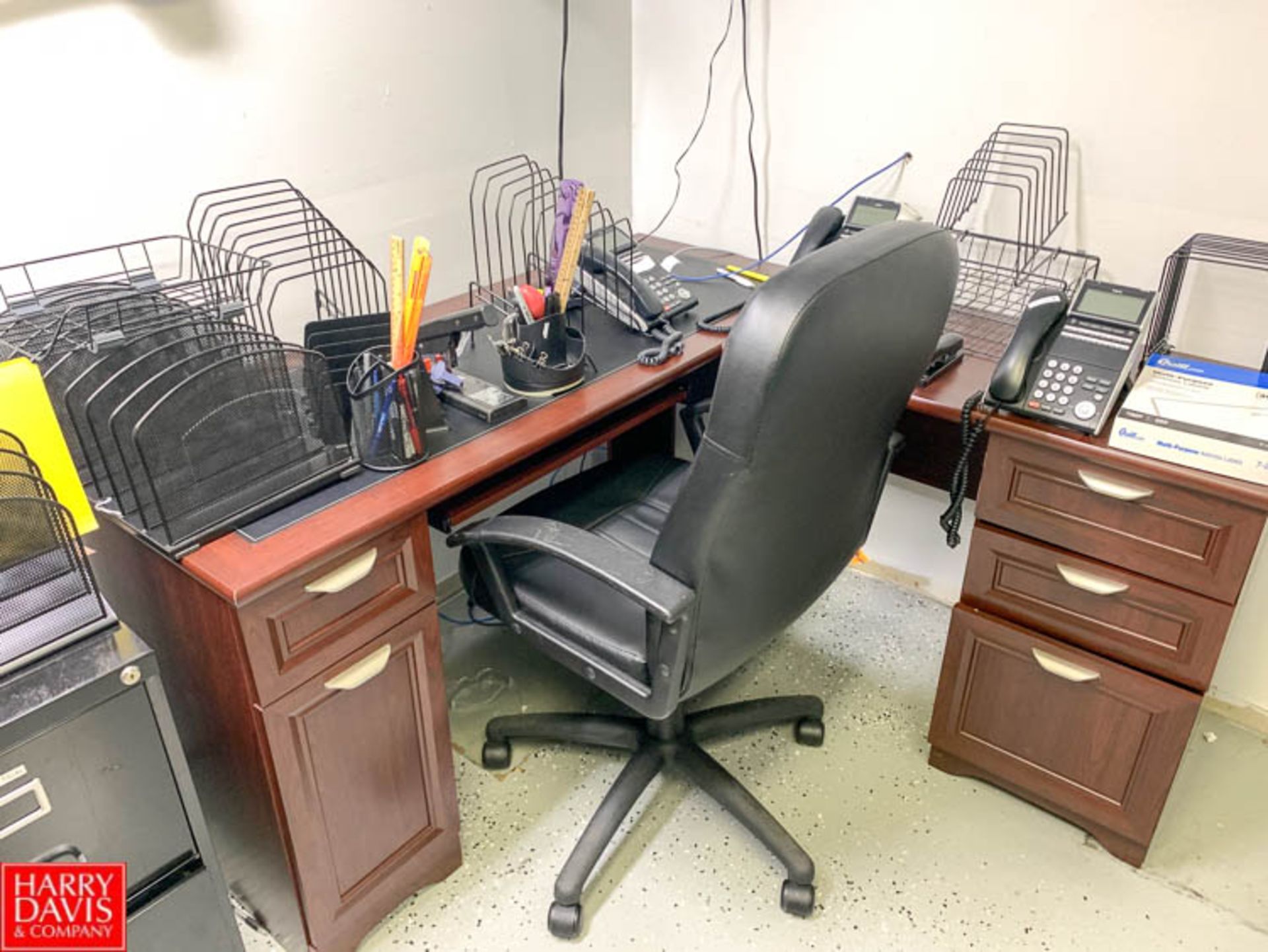 Desks, File Cabinets, Chairs and Office Supplies - Rigging Fee: $175