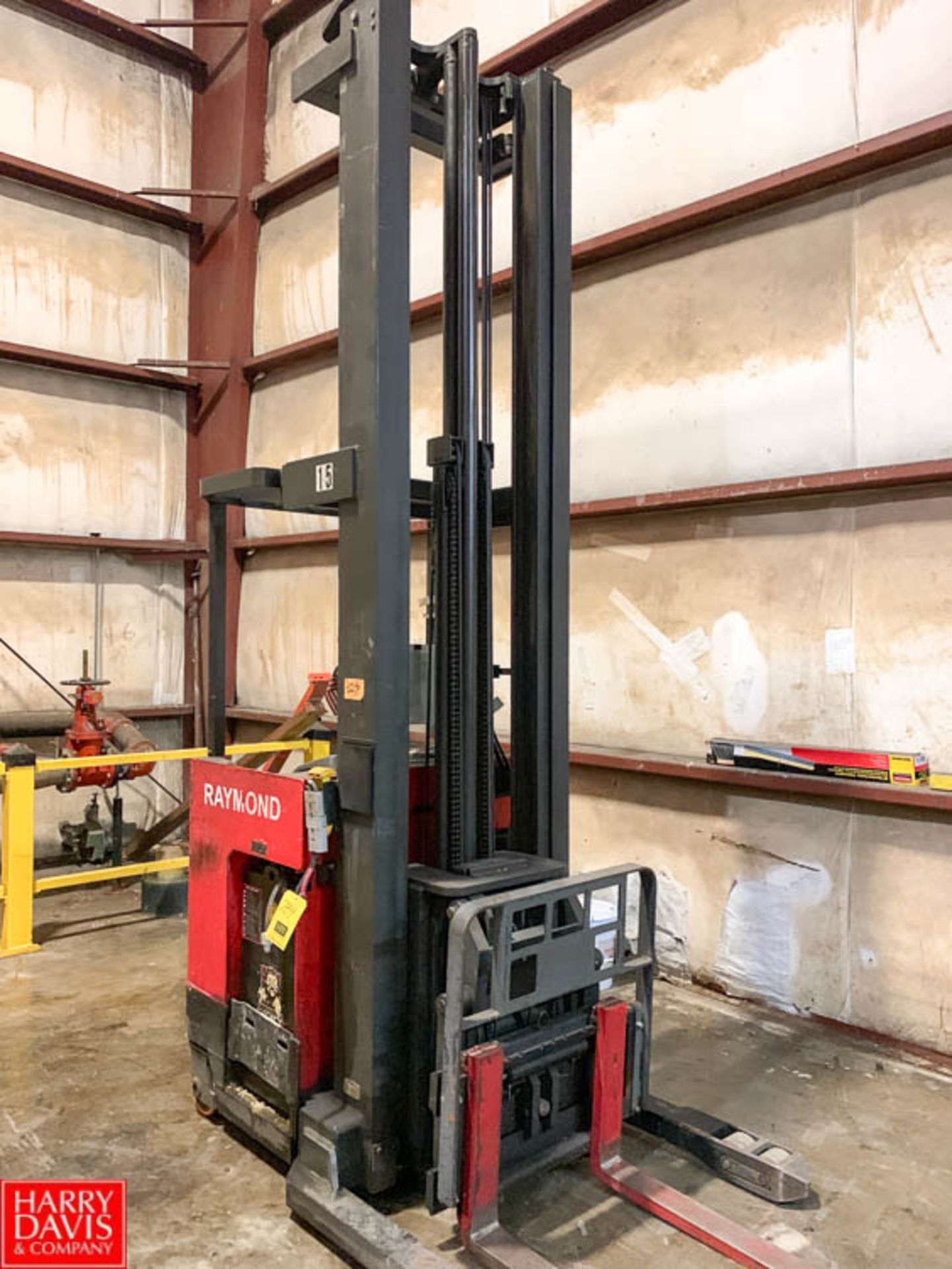 Raymond 3,000 LB Capacity Stand-Up Fork Lift with 330" Max Lift, Model EASI DR30TT, S/N EZ A-99-