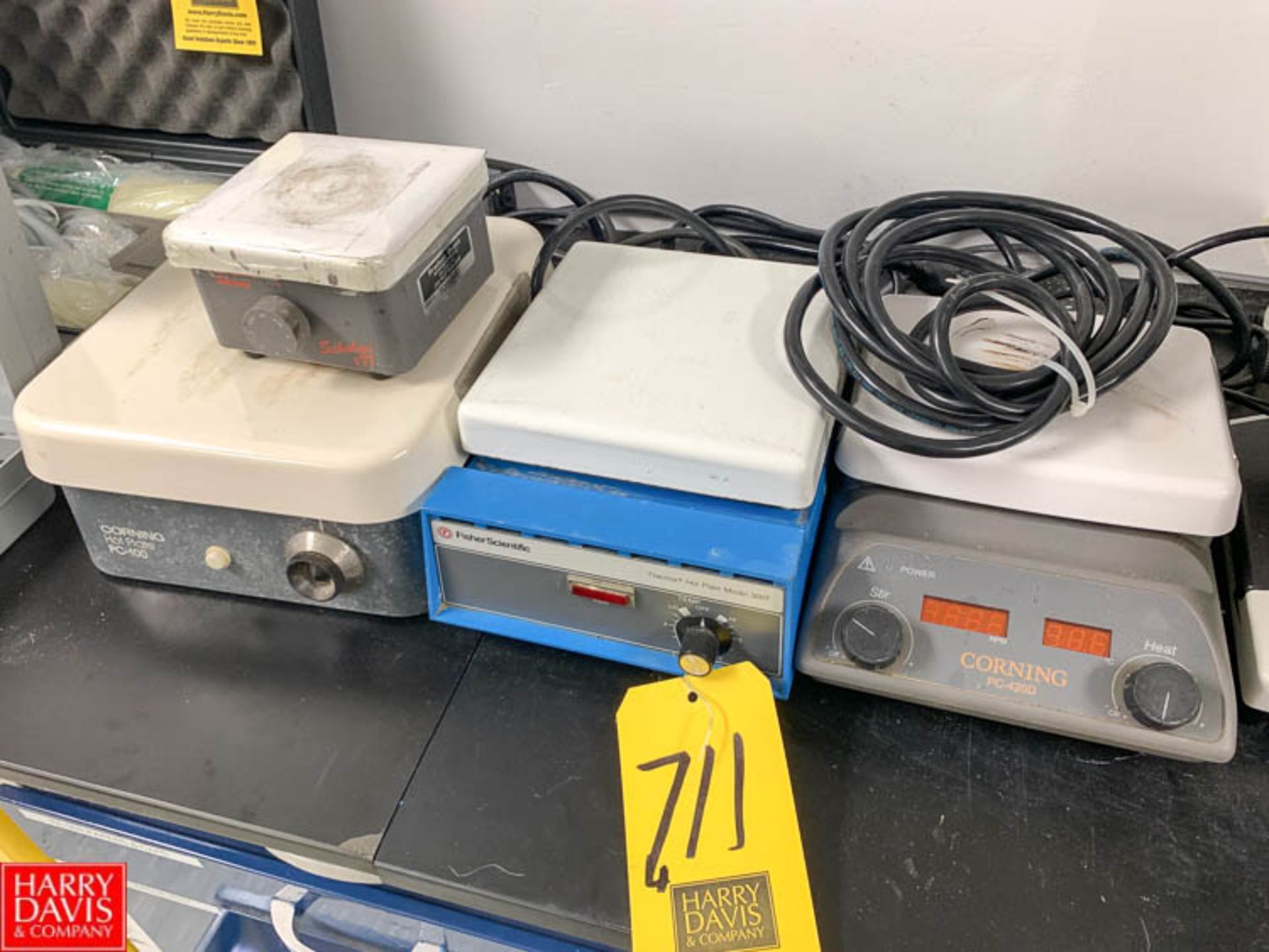 Corning and Fisher Hot Plates - Rigging Fee: $35