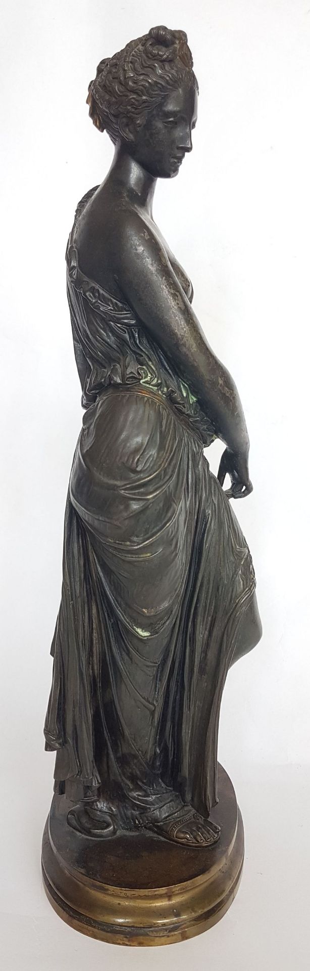 Émile François Chatrousse (1829-1896)Allegory of Greek arts, 1859; Bronze sculpture with black, - Image 7 of 8